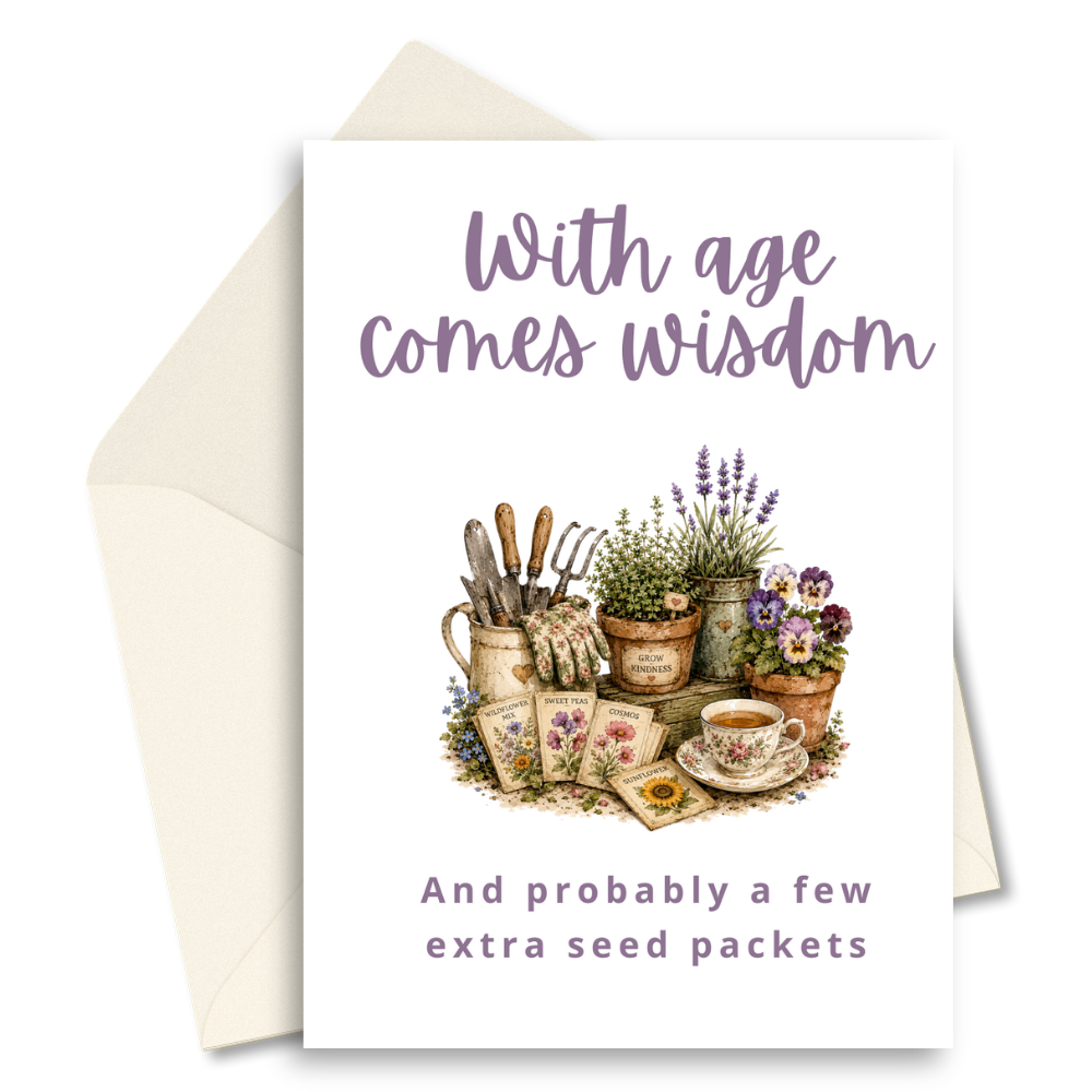 funny gardening birthday cards